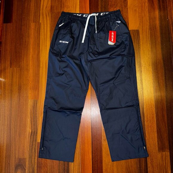 Men's 2XL ~ True Navy Blue CCM TEAM Hockey Active/Warm-Up Pants PN5591 ~ NWT! - Picture 2 of 4